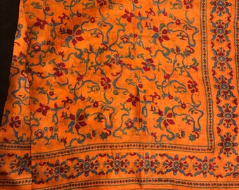 Indian Silk Scarf - Etsy