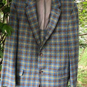 1930's Plaid Jacket - Etsy