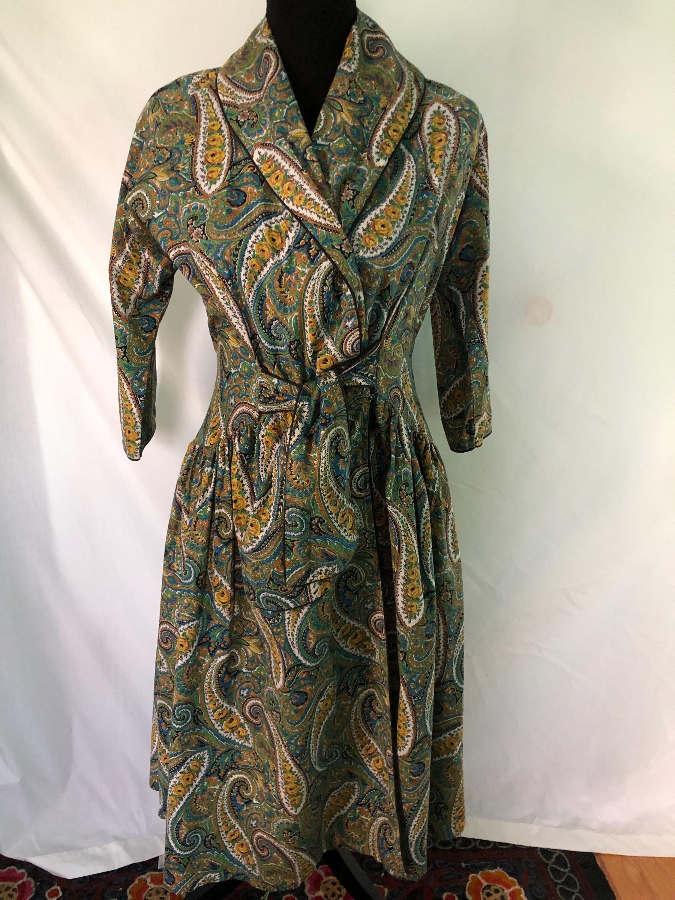 1940s Cotton House Dresses - Etsy 1940s Cotton House Dresses - Etsy