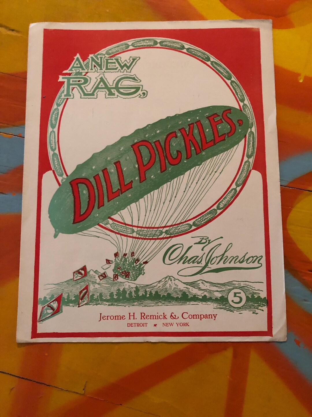 1906 Dill Pickles Rag Sheet Music Charles Johnson Jerome H Remick Co - Etsy