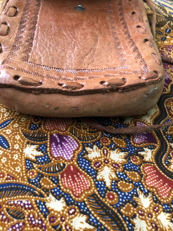 Small rectangular tooled leather crossbody bag - image 6