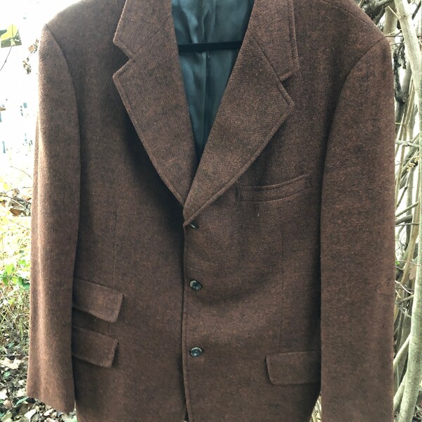 Arthur P Anthor mens barleycorn tweed sports coat