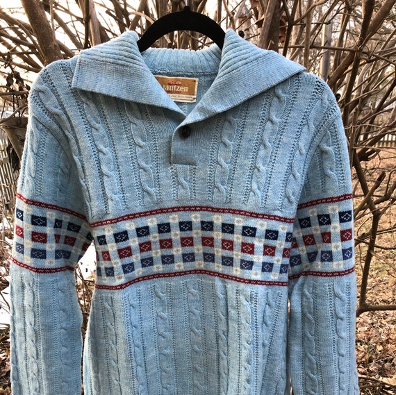 Late 1960s men’s Jantzen collared sweater