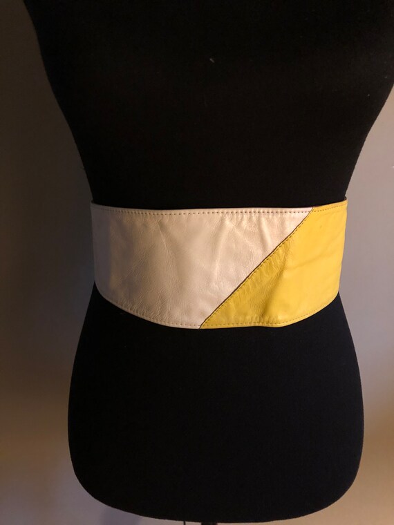 1980s multi color reversible belt - image 1