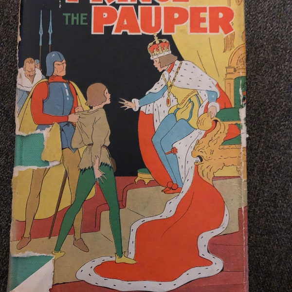 1930s The Prince and the Pauper Samuel L Clemens Goldsmith Publishing