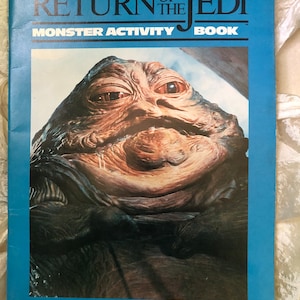 1983 Return of the Jedi Monster Activity Book Happy House Books
