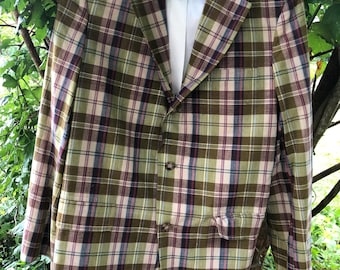 Late 1960s/early 1960s Woodhouse Lynch India Madra sports coat
