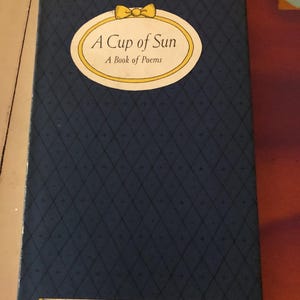 1967 A Cup of Sun Joan Walsh Anglund Harcourt Brace and World first edition