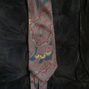 1980s Liberty of London silk paisley necktie
