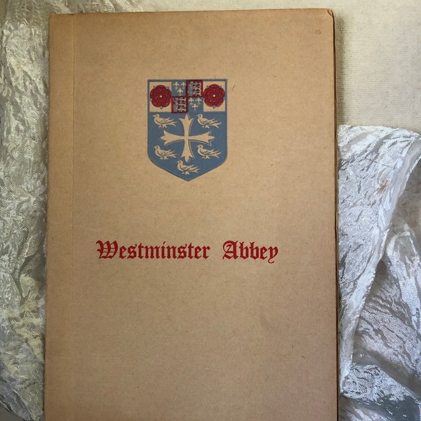 1950s Westminster Abbey photo gravur booklet