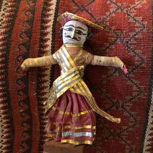 1960s Indian dancer doll