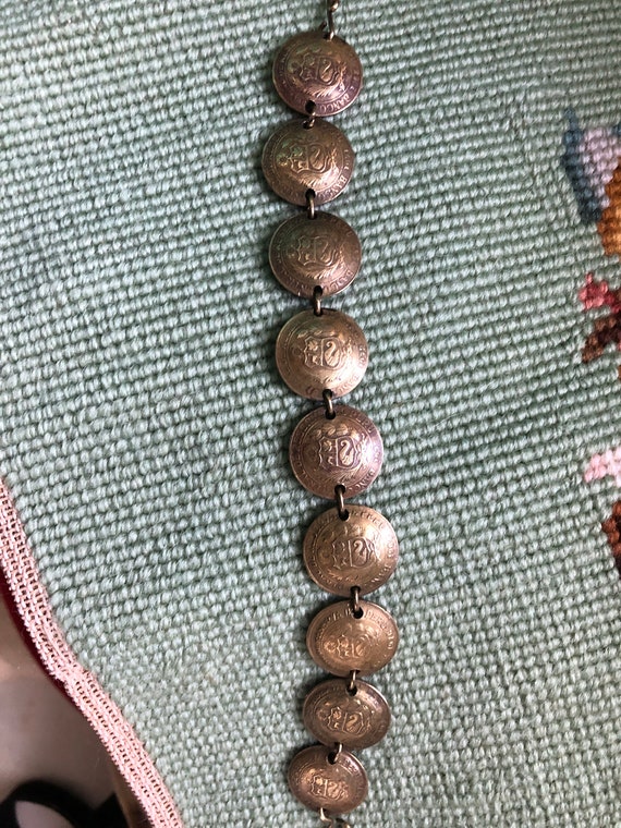 1990s Peruvian coin bracelet