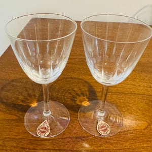 1950s German Crystal Wine Glasses - Etsy