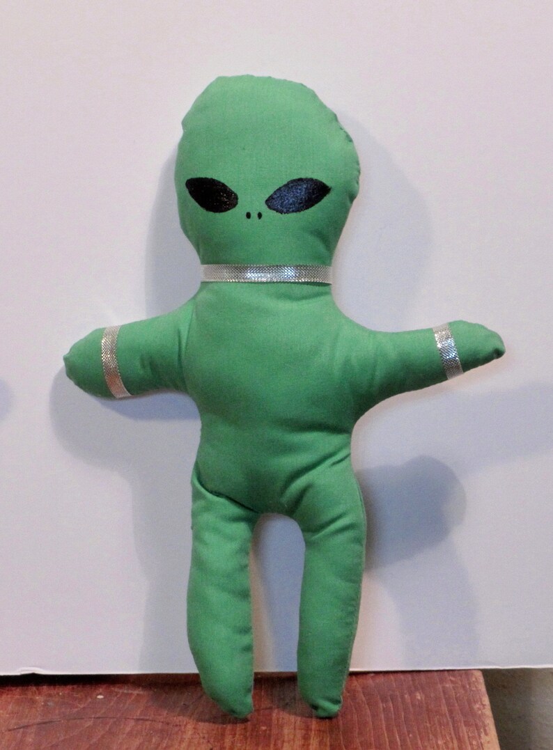 stuffed alien doll