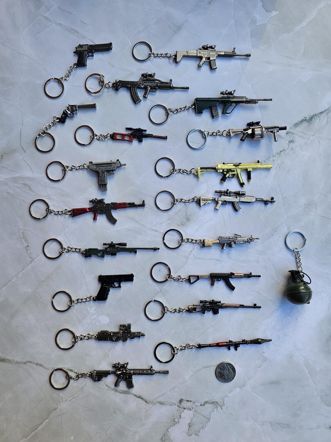Keyring Weapon Replica FN SCAR Rifle Keychain Personal Gift | Birthday ...