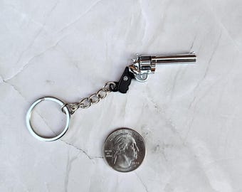 Llavero réplica de arma Smith & Wesson 357, regalo personal o de cumpleaños.