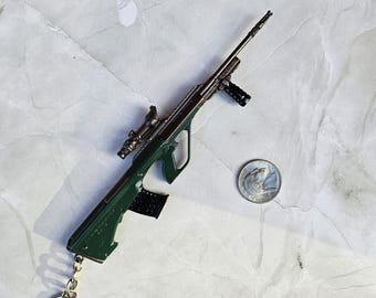 Llavero de arma grande, réplica de rifle VSS Vintorez, regalo personal o de cumpleaños.