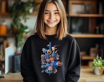 Disney Zootopia 2 Sweatshirt, Zootopia Characters Kids Sweatshirt, Zootopia Youth Sweatshirt, Zootopia Shirt, Zootropolis 2 Kids Sweatshirt