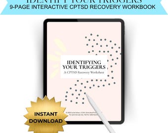 Trigger Tracker Worksheet | Nervous System Healing  | Complex Trauma Recovery Resource (PDF)