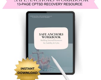 CPTSD Recovery Workbook | Safe Anchors, Trauma Therapy (Digital Download)