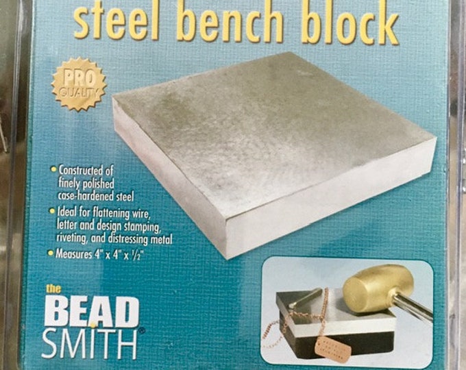 Steel Bench Block, Chasing Block, Hammer Block, 4 Bench Block, Mallet