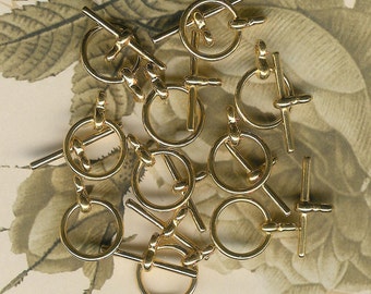 Palanca clásica chapada en oro, paquete de 5 piezas, palanca dorada, palanca chapada pequeña, palanca dorada básica, juego de cierre de palanca, juego de cierre dorado, oro