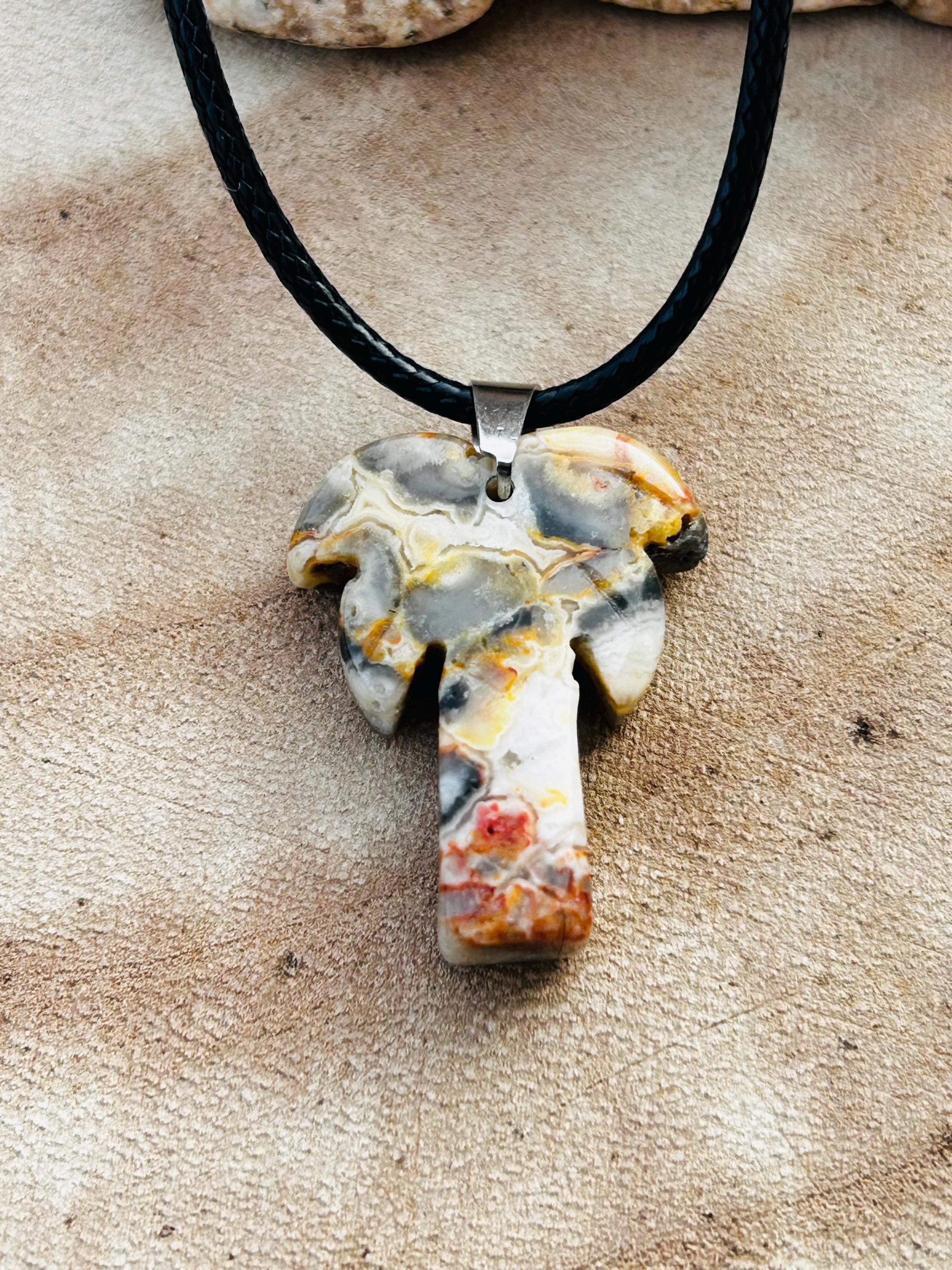Collier Ras Du Cou (torque) Avec Pendentif En Jaspe Picasso - Style Bohème, Multicolore - Neuf Avec étiquettes