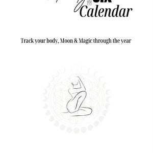 Calendrier annuel 2026 imprimable ; Cycle lunaire, cycle mensuel, rythme de jeûne, orientation du tarot et influence de l'horoscope - Tout en un