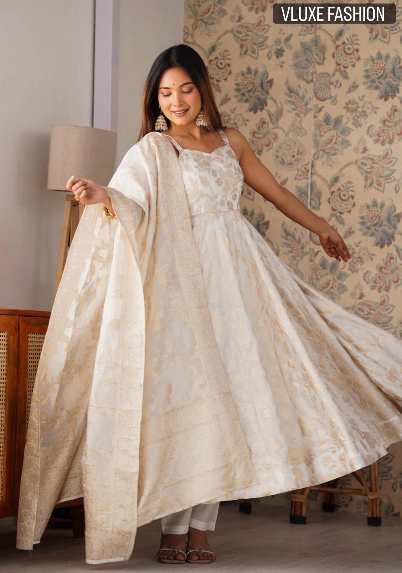 Golden Anarkali - Etsy Golden Anarkali - Etsy
