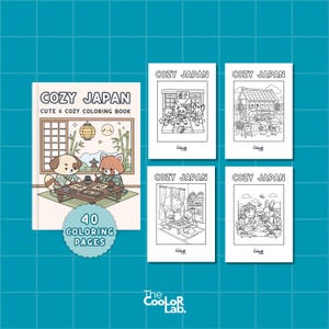 コージージャパン | かわいい塗り絵 | 大胆で簡単なデザイン40選 | PDFダウンロード 画像 3