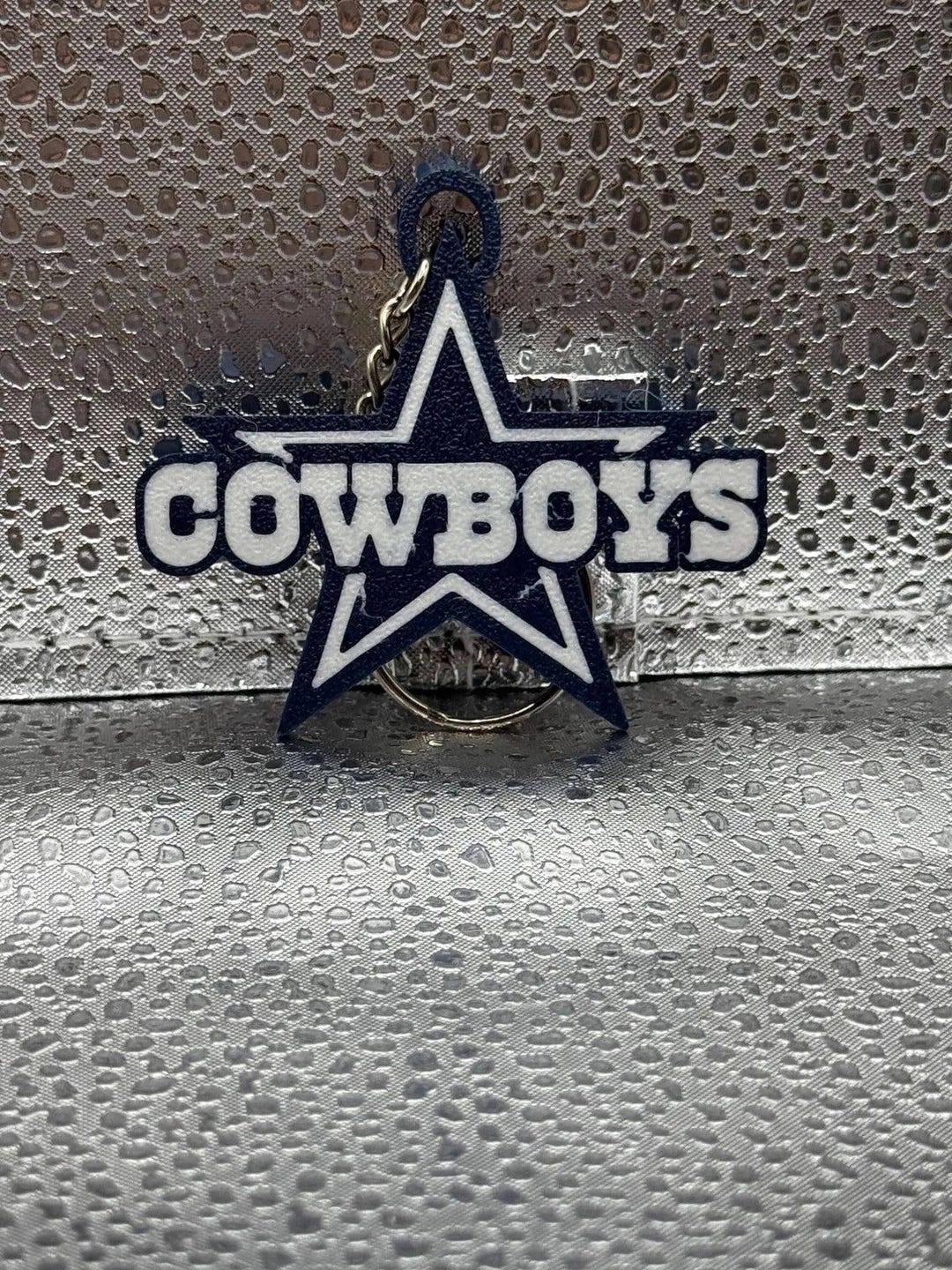 3D Printed Dallas Cowboys Keychain - Etsy