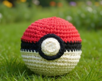 Pokeball Amigurumi Ball Pattern (PDF Download)