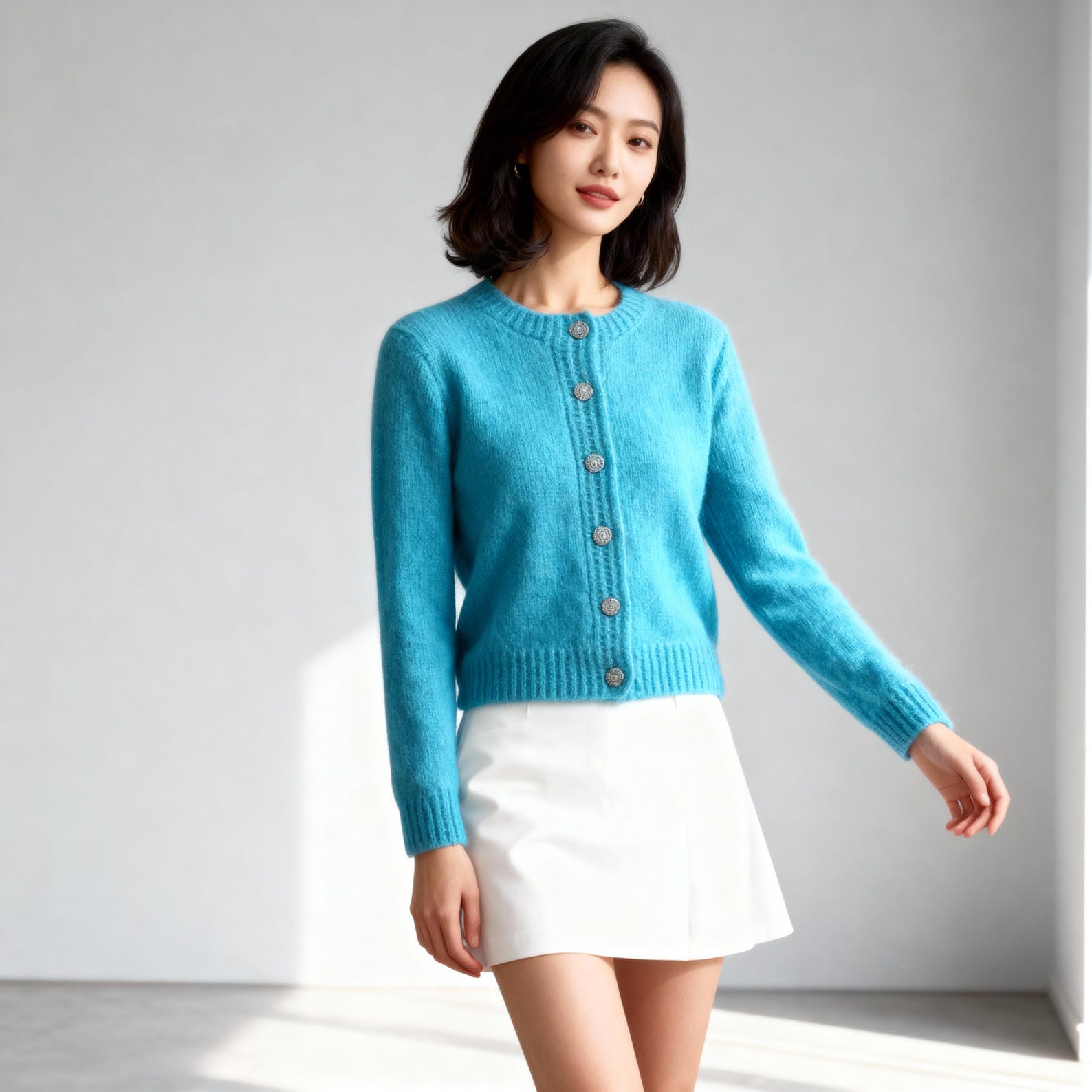 Ribbed Button Cardigan Knitting Pattern PDF, S–3X - Etsy