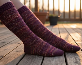 Crochet Socks Pattern PDF, Easy Beginner Socks Step by Step