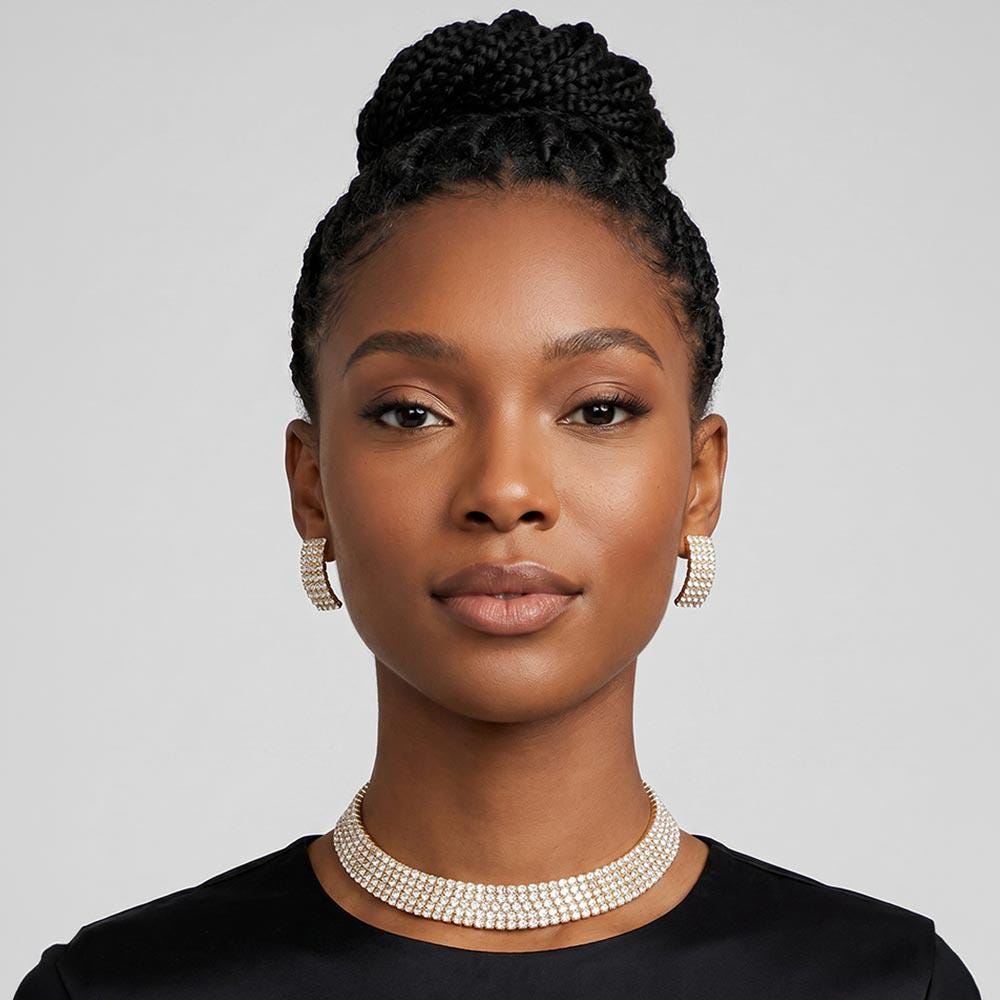 choker necklace for formal dress Evening v-neckline