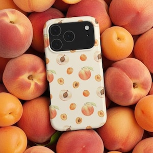 Peachy Orange Fruit iPhone 17 Phone Cover - Colorful Fruit Phone Case for iPhone 17 - Spring Vibes - Orange Phone Case - Peach Cover