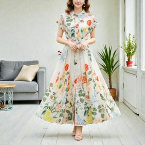 Slim Chiffon Dress - Etsy