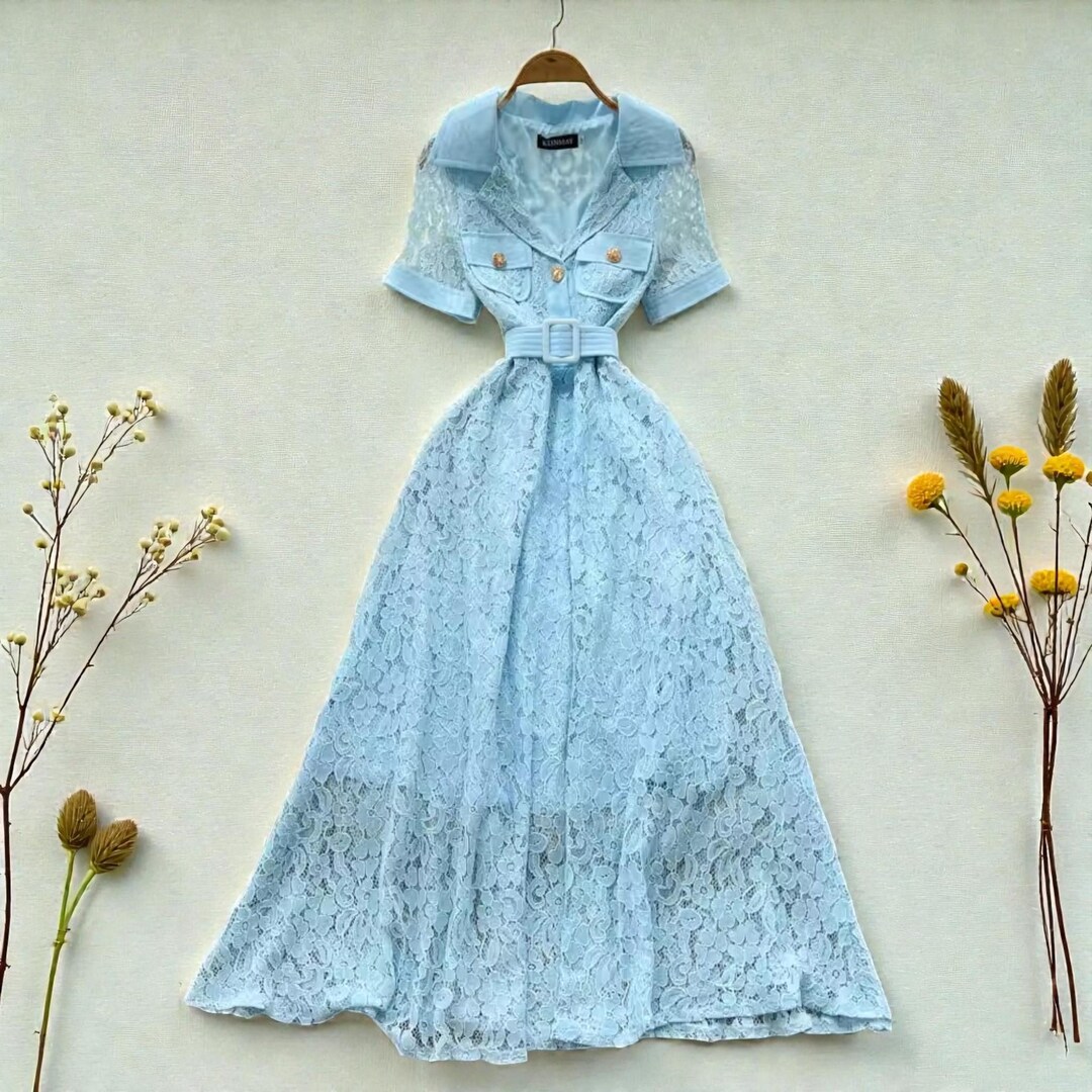 maternity bodycon dress Buy 1950s Pale Blue Party Size:21/21.5