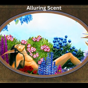 Alluring Scent | Soy Candle, 9oz | MTG Inspired Candle | Fantasy Trading Card Gift | Gamer Decor Candle