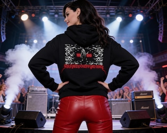 Team Eddie Hoodie | 80s Metalhead Hero | Fan Inspired | Upsidedown