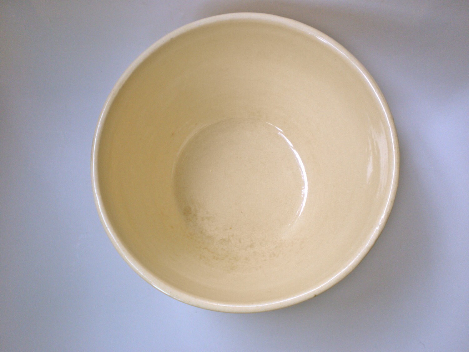 Vintage Stoneware Mixing Bowl with Pink and Blue Stripes Etsy