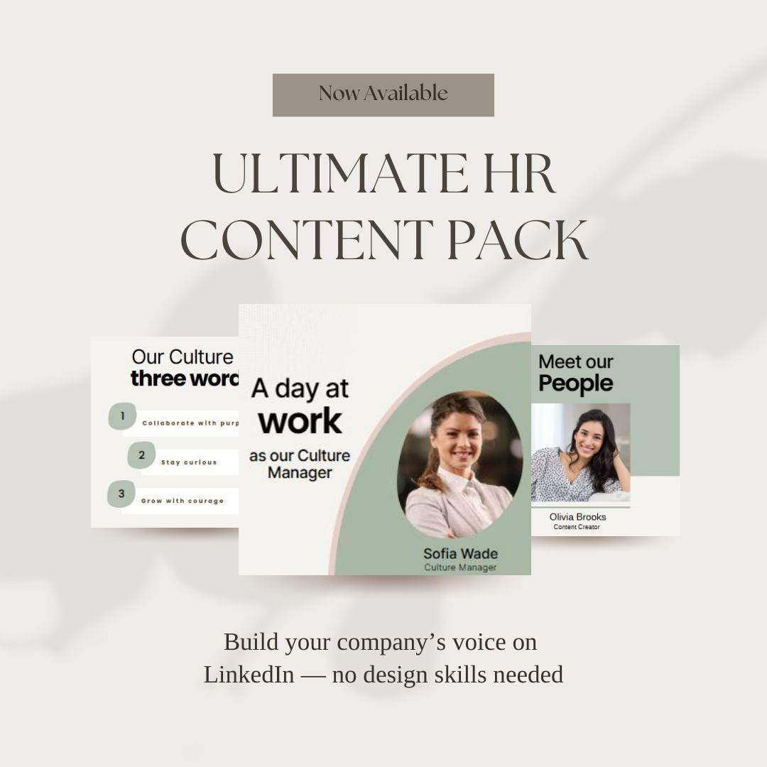 Linkedin Templates for HR & Communication Leaders | 15 Editable Canva ...