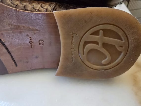 CUADRA - Pathe Brown Western Python Boots for Wom… - image 5