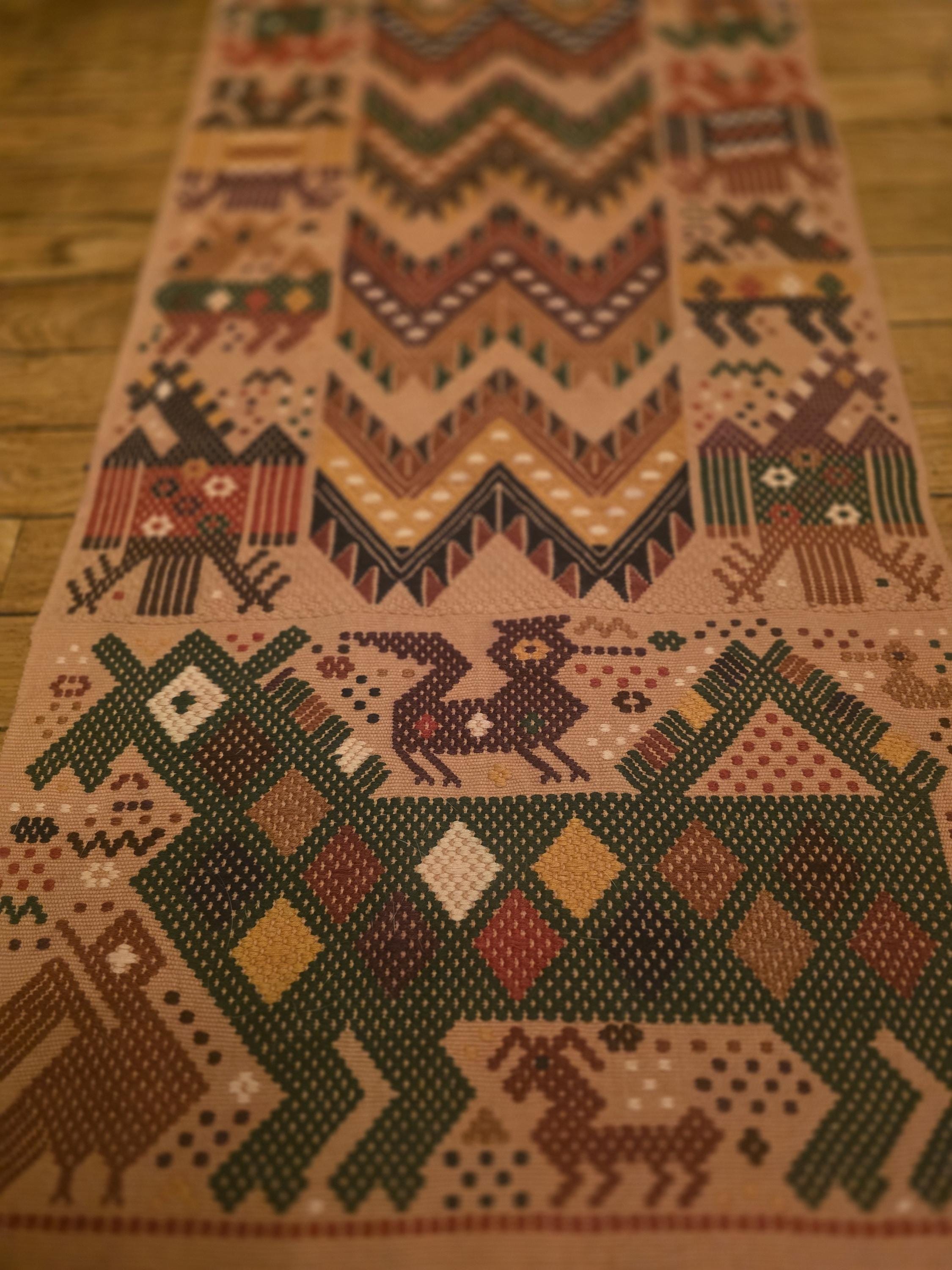 Aztec Woven Table Runner - Etsy display picture 1