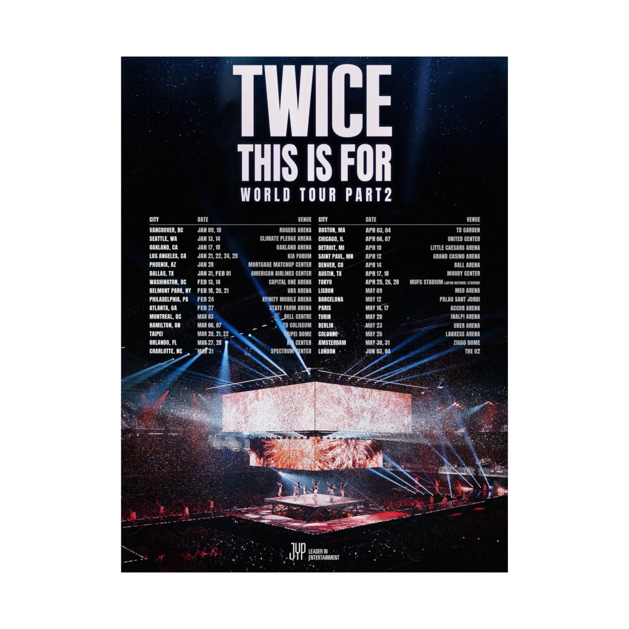 LIMITED RUN | Twice - This is for North America Tour Poster - Etsy