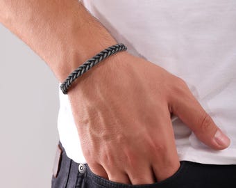 999 Sterling Silver Kazaziye Oxidized Bracelet Men, Weaved Celtic Woven Viking  Hand Braided Anklet Women, Birthday Gifts Him Her Dad Father