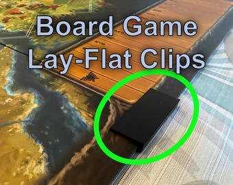 Plat leggen bordspelclips Houd spelborden plat tafelblad Gamingaccessoires Kartonnen bordhouders