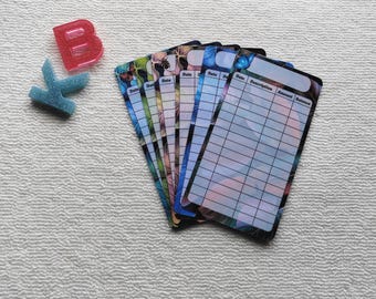 Laminated Expense Tracker - Inserts to fit A6 Budget Binder Cash Envelopes
