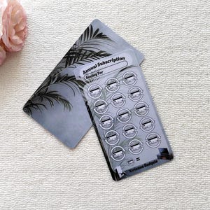 Reusable Savings Challenge - Laminated Annual Subscriptions Insert