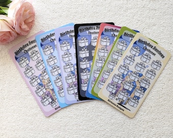 Personalised Birthday Savings Challenge Tracker - Laminated Cash Envelope Insert
